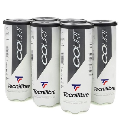 Bola de Tênis Tecnifibre Court - Pack com 06 Tubos - Foto 1