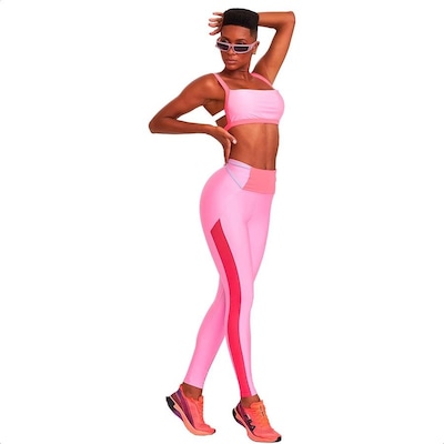 Calça Legging Caju Brasil Identidade Glossy - Feminina - Foto 4