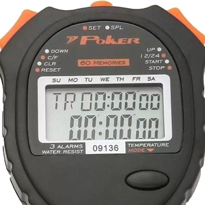 Cronômetro Digital Poker Pro Running - Foto 2