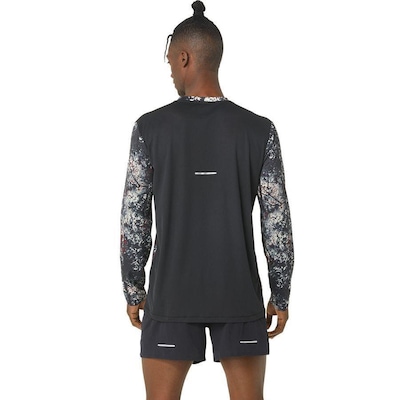 Camiseta Asics Manga Longa Segunda Pele - Masculina - Foto 2