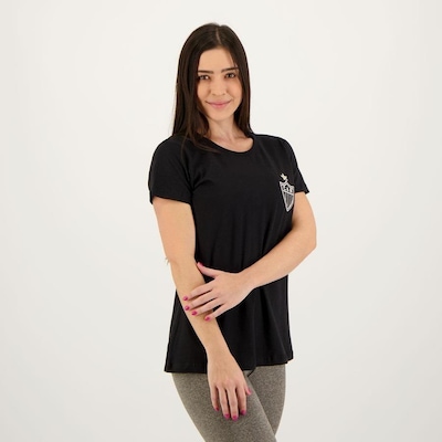 Camisa do Atlético Mineiro Baby Look - Feminina - Foto 2