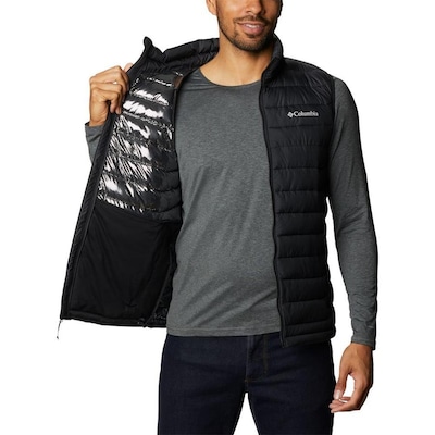 Colete Columbia Powder Lite Preto - Masculino - Foto 4
