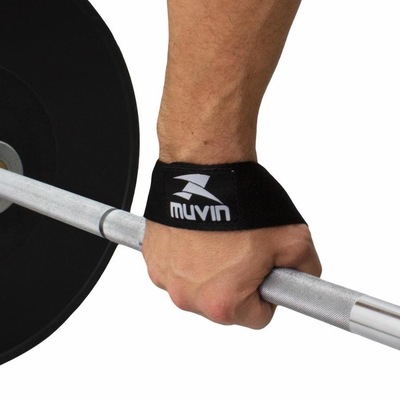 Kit Muvin: Cinturão de Musculação + Munhequeira Elástica Curta - Foto 4