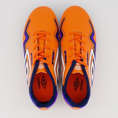 Chuteira de Campo Umbro Prisma Plus - Infantil - Foto 4