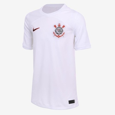 Camisa do Corinthians I 2023/24 Torcedor Nike - Infantil - Foto 1