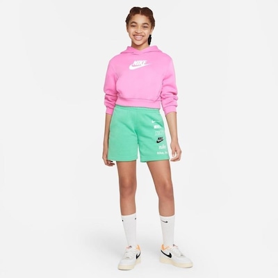 Blusão com Capuz Nike Sportswear Club Fleece - Infantil - Foto 1