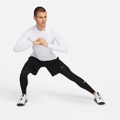 Calça Legging Nike Pro Dri-Fit - Masculina - Foto 4