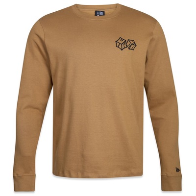 Camiseta New Era Manga Longa Muretz Cubos - Masculina - Foto 1