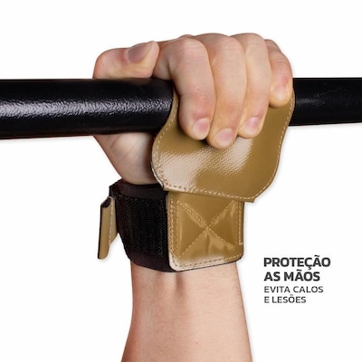 Kit Cinturão de Musculação e Luva Hand Grip Muvin Crosstraining - Foto 4