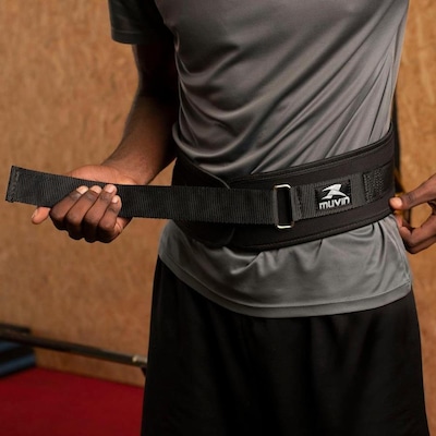 Kit Cinturão de Musculação e Luva Hand Grip Muvin Crosstraining - Foto 6