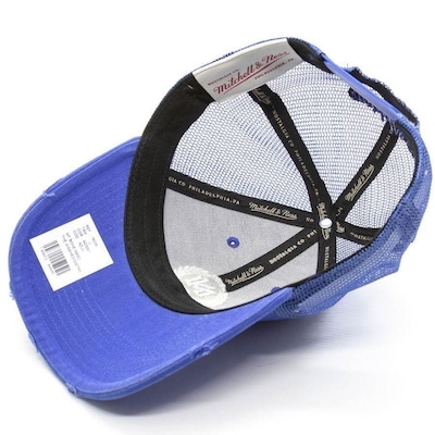 Boné Aba Curva Mitchell & Ness Snapback Trucker The Washed Branded - Adulto - Foto 3