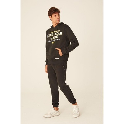 Blusão De Moletom Com Capuz Mitchell & Ness Fechado Com Capuz All Star West - Masculino - Foto 5