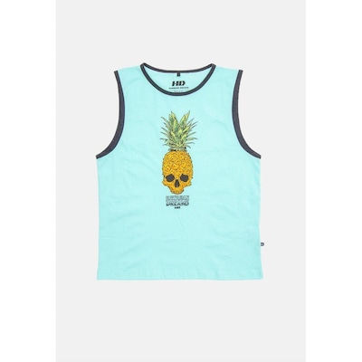 Camiseta Regata Hd Cool Pineapple - Infantil - Foto 2