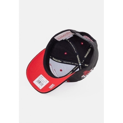 Boné Aba Curva Mitchell & Ness Chicago Bulls - Adulto - Foto 3