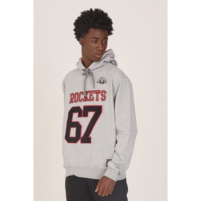 Blusão De Moletom Com Capuz Nba Fechado Houston Rockets - Masculino - Foto 1