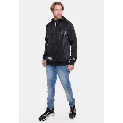 Jaqueta de Moletom com Capuz Ecko Canguru - Masculina - Foto 5
