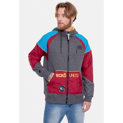 Jaqueta de Moletom com Capuz Ecko Canguru Aberto - Masculina - Foto 2