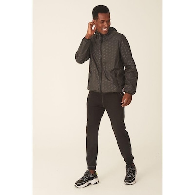 Jaqueta Corta Vento Com Capuz NBA - Masculina - Foto 2