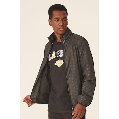 Jaqueta Corta Vento Com Capuz NBA - Masculina - Foto 1