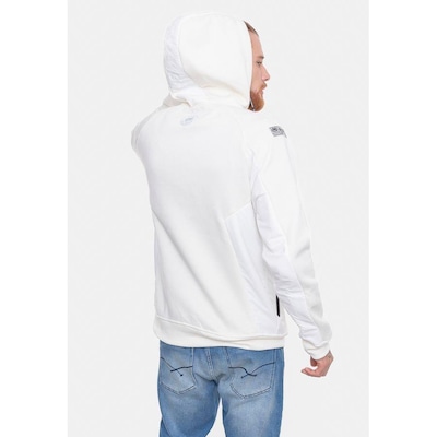 Jaqueta de Moletom com Capuz Ecko Canguru Aberto Off - Masculino - Foto 2
