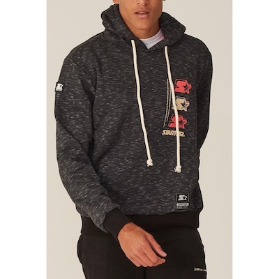 Blusão de Moletom Starter com Capuz Fechado - Masculino - Foto 4