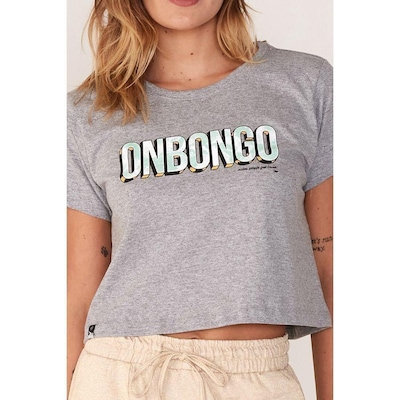 Camiseta Cropped Onbongo Estampado - Feminina - Foto 3