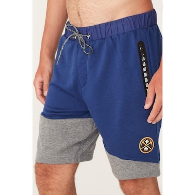 Bermuda Nba Moletom Denver Nuggets - Masculina - Foto 4