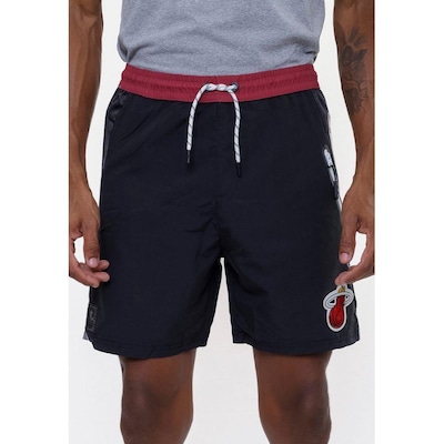 Short Nba Volley Miami Heat - Masculino - Foto 1