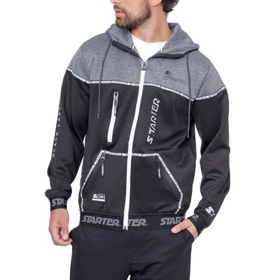 Blusão de Moletom Starter com Capuz Aberto - Masculino - Foto 4
