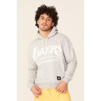 Blusão De Moletom Com Capuz Nba Los Angeles Lakers - Masculino - Foto 4