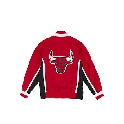 Jaqueta Sem Capuz Mitchell & Ness Jersey Authentic Warm Up Chicago Bulls 19921993 - Masculina - Foto 4