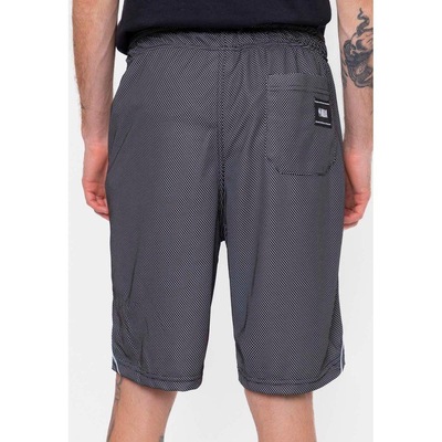 Bermuda Nba Sintética Silver Logo Brooklyn Nets - Masculina - Foto 2