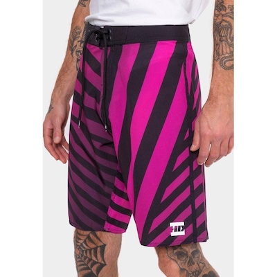 Bermuda Boardshort HD Punk Stripes - Masculina - Foto 1