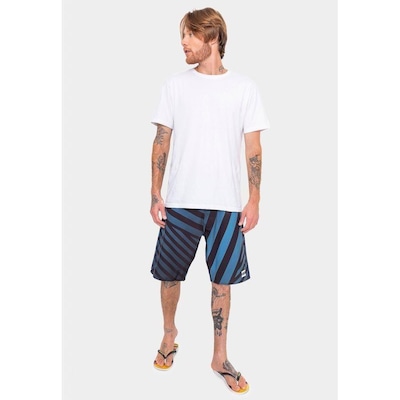 Bermuda Boardshort HD Punk Stripes - Masculina - Foto 2