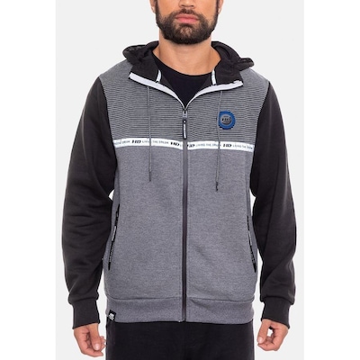 Jaqueta de Moletom com Capuz Hd Canguru Aberto - Masculina - Foto 1