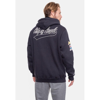 Blusão de Moletom com Capuz Mitchell & Ness Nba Canguru City Patches - Masculino - Foto 2