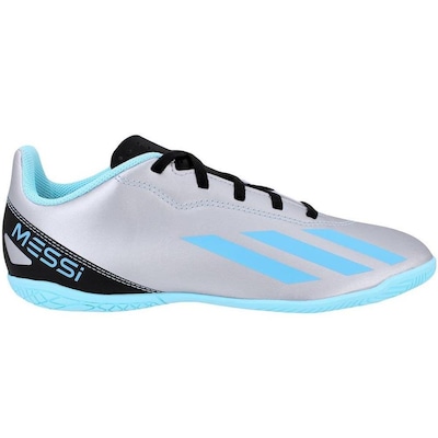 Chuteira do Messi Futsal adidas X Crazyfast - Infantil - Foto 2