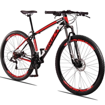 Bicicleta Aro 29 Dropp Race - Câmbio Traseiro Shimano - Freio A Disco Bike Mtb Alumínio - 24V - Adulto - Foto 3
