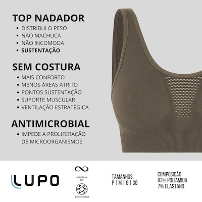 Top Fitness Lupo Attack Ii Nóz - 71401-001-2370- Feminino - Foto 2