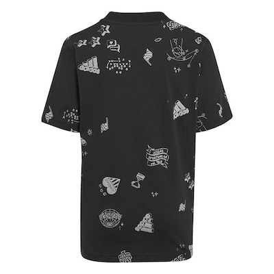 Camiseta adidas Brand Love - Infantil - Foto 2