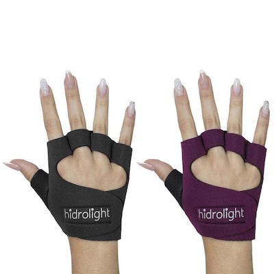 Kit de Luvas de Musculação Hidrolight Neoprene - 2 Pares - Adulto - Foto 1