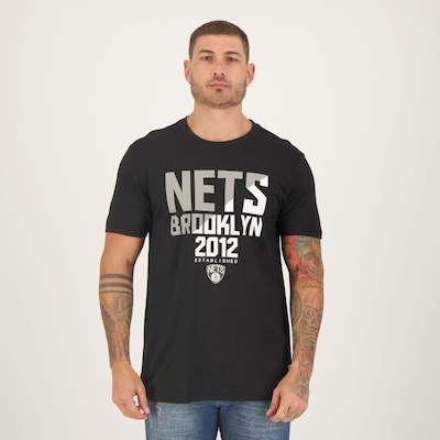 Camiseta NBA Spotlight Brooklyn Nets - Masculina - Foto 3