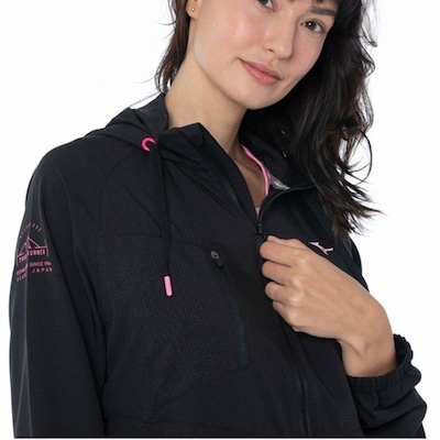 Jaqueta com Capuz Mizuno Trail - Feminina - Foto 2