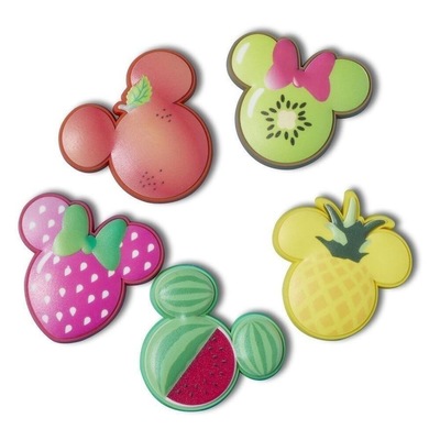 Kit Jibbitz Mickey And Friends Frutas Pack - 5 Unidades - Unissex - Foto 1