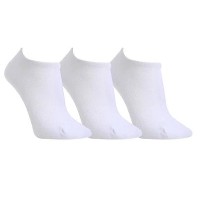 Kit de Meia Sapatilha Selene - 3 Pares - Feminina - Foto 1