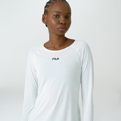 Camiseta Manga Longa Fila Bio Ii - Feminina - Foto 1
