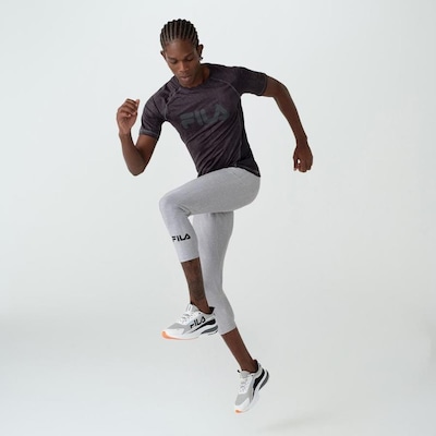 Calça Capri Fila Compress Skin Ii - Masculina - Foto 1