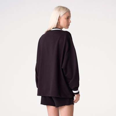 Blusão sem Capuz Fila Heritage Oversized V-Neck Pullover - Feminino - Foto 2