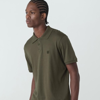 Camisa Polo Fila Italian Fit Pima - Masculina - Foto 1