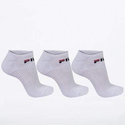 Meia Cano Curto Fila Tripack - Unissex - Foto 1